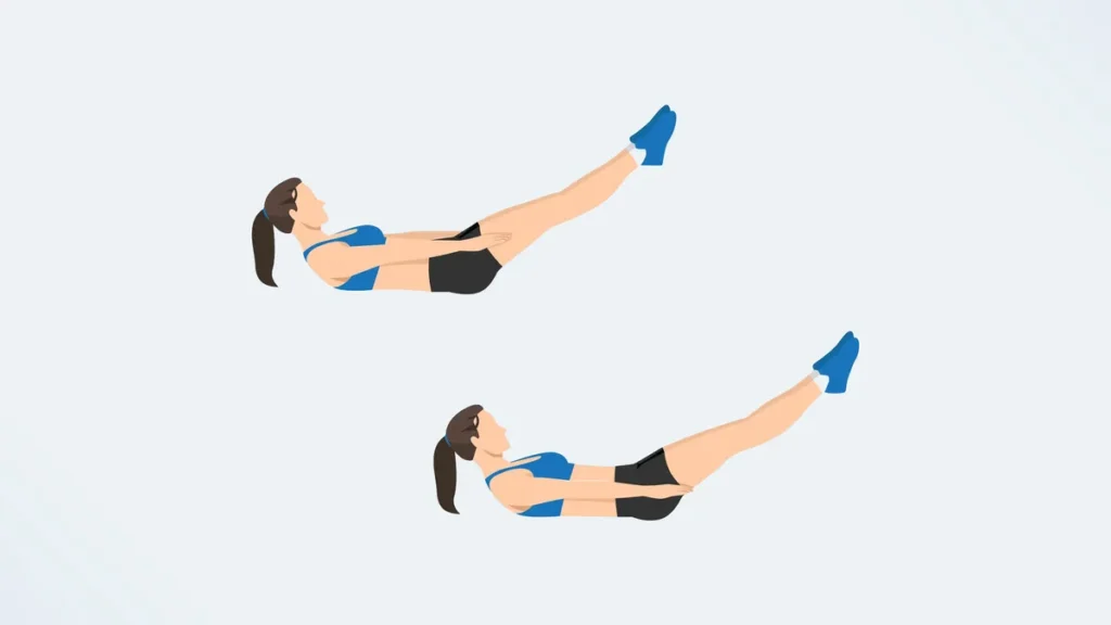Pilates for Core Strength: bicycle crunch: one hundred