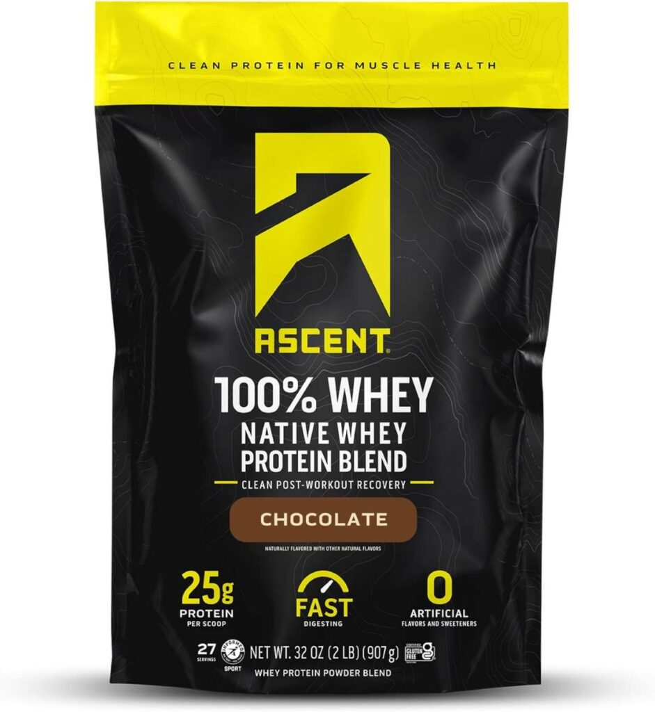 supplement for shredding Ascent whey protein.