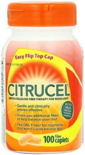 fiber supplements: Citrucel Citrucel with Smartfiber Caplets