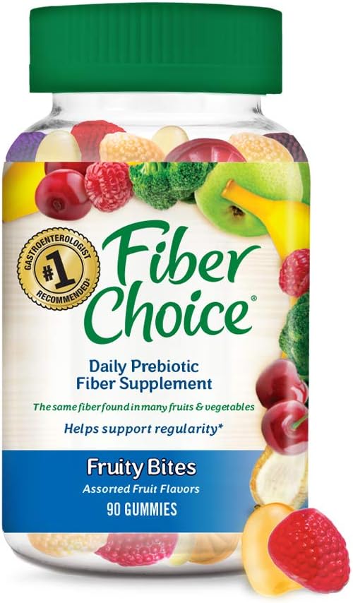 fiber supplements: Fiber Choice Gummies Fruity Bites, Assorted Fruit, 90 Gummies