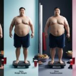 sustainable weight loss habits of a man