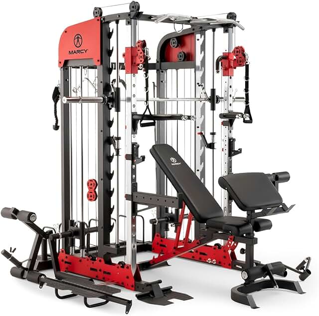 Marcy Pro Deluxe Smith Cage Home Gym System